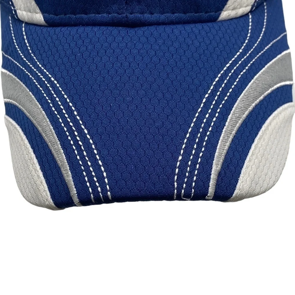 Budweiser But Light Hat Baseball Cap Fitted Elastic Embroidered Logo Blue White